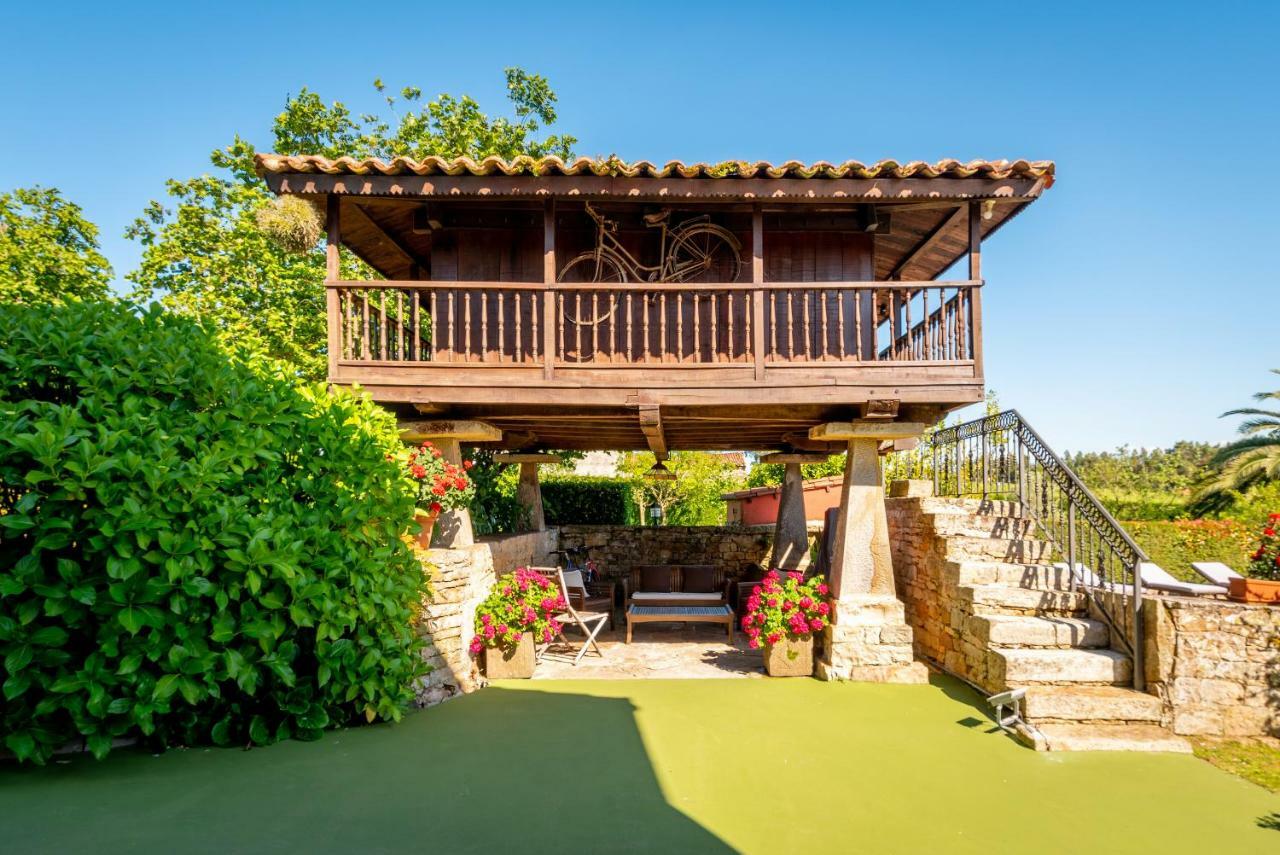 Hostal Casa de Aldea con Piscina Calefactada Villaviciosa  Exterior foto