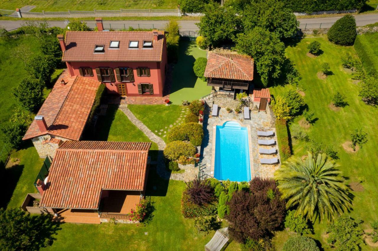Hostal Casa de Aldea con Piscina Calefactada Villaviciosa  Exterior foto